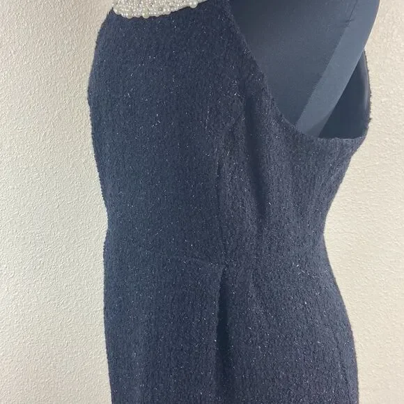 VINTAGE INC INTERNATIONAL CONCEPTS WOMEN BLACK AND SILVER DRESS SIZE 12 - Picture 14 of 16